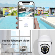 Load image into Gallery viewer, 1080P Dual Band Wireless WIFI Full Color PTZ IP Camera 360 Degree Outdoor Night Vision Surveillance Security Dome Camera