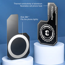 Load image into Gallery viewer, Cell Phone Cooler Plate Radiator Magnetic Radiating Sticker for Game Cooling Fans Heat Sink For IPhone/Samsung/Xiaomi