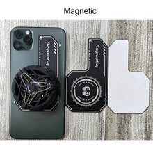 Load image into Gallery viewer, Cell Phone Cooler Plate Radiator Magnetic Radiating Sticker for Game Cooling Fans Heat Sink For IPhone/Samsung/Xiaomi