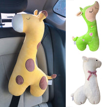Load image into Gallery viewer, Car Giraffe Seat Belt Pillow Shoulder Pads Pillow Neck Cartoon Cover
