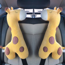 Load image into Gallery viewer, Car Giraffe Seat Belt Pillow Shoulder Pads Pillow Neck Cartoon Cover