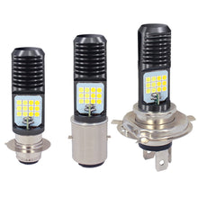 Load image into Gallery viewer, Motorcycle Headlight Motorcycle Scooter H4 BA20D PX15D 24 LED Light Super Bright Light lamp Moto DRL Lights