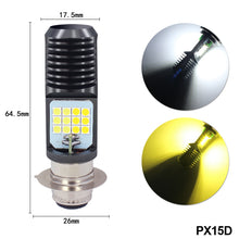 Load image into Gallery viewer, Motorcycle Headlight Motorcycle Scooter H4 BA20D PX15D 24 LED Light Super Bright Light lamp Moto DRL Lights