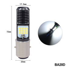 Load image into Gallery viewer, Motorcycle Headlight Motorcycle Scooter H4 BA20D PX15D 24 LED Light Super Bright Light lamp Moto DRL Lights