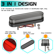 Load image into Gallery viewer, 34LED Motorcycle Motorbike Truck Rear Brake Tail Light Stop Red LED light for Moto Scooter ATV UTV Dirt Pit Bike 12V 24V
