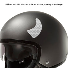 Load image into Gallery viewer, Pair Motorcycle Helmet Decal Waterproof Glasses Devil Horn Creative Night Warning Sign Reflective Sticker Exterior Accessories