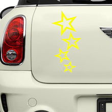 Load image into Gallery viewer, Vinyl Car Sticker Decal Stars Colorful Waterproof Stickers Truck Bumper Rear Window Background 12x25cm
