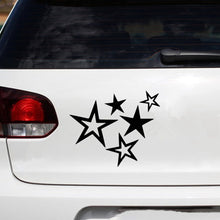 Load image into Gallery viewer, Vinyl Car Sticker Decal Stars Five Different Colorful Waterproof Stickers Truck Bumper Rear Window Background 18x15cm