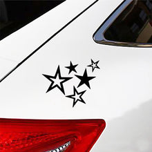 Load image into Gallery viewer, Vinyl Car Sticker Decal Stars Five Different Colorful Waterproof Stickers Truck Bumper Rear Window Background 18x15cm