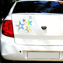 Load image into Gallery viewer, Vinyl Car Sticker Decal Stars Five Different Colorful Waterproof Stickers Truck Bumper Rear Window Background 18x15cm