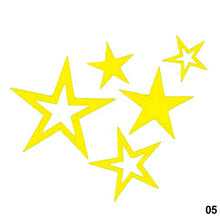 Load image into Gallery viewer, Vinyl Car Sticker Decal Stars Five Different Colorful Waterproof Stickers Truck Bumper Rear Window Background 18x15cm