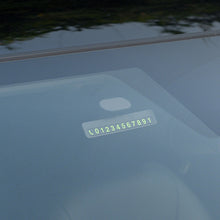 Load image into Gallery viewer, Luminous Hidden Car Temporary Parking Card Phone Number Plate Auto Telephone Card Plate Stop Sign Accessories