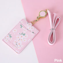 Load image into Gallery viewer, PU Leather Creative Pattern Card Case Keychain Card Case Photo idol Bus ID Card Bank Card Case Key Chain