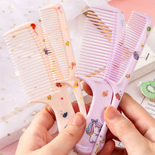 Load image into Gallery viewer, Children Cute Strawberry Pattern Hair Comb Set Tip Tail Hair Comb