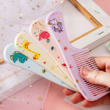 Load image into Gallery viewer, Children Cute Strawberry Pattern Hair Comb Set Tip Tail Hair Comb
