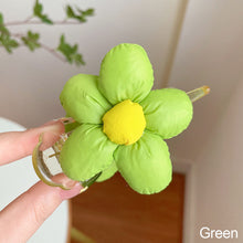 Load image into Gallery viewer, Children's Hair Accessories Ball Head Plate Hair Handy Tool Ponytail Clip Cute Girl Big Flower Back Catch Headdress