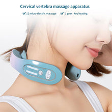 Load image into Gallery viewer, Cervical Massager Shoulder Neck Massager Multi Functional Neck Protector Neck Electric Hot Compress Pulse Cervical Massager