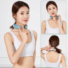 Load image into Gallery viewer, Cervical Massager Shoulder Neck Massager Multi Functional Neck Protector Neck Electric Hot Compress Pulse Cervical Massager
