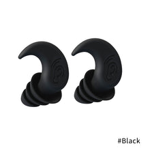 Load image into Gallery viewer, Soundproof Noise Reduction Ear Plugs Sleep Professional Silicone Waterproof Ears Earplug Anti-Noise Soft Sponge Sleeping Earplugs