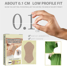 Load image into Gallery viewer, Underarm Pads Sweat-absorption Patches Sweat Fight Underarm Patches Hyperhidrosis Comfortable Underarm Sweat Absorbing Stickers