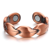 Load image into Gallery viewer, Vintage Adjustable Magnetic Weight Loss Slimming Ring String Stimulating Acupoints Gallstone Fitness Reduce Health Care