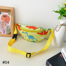 Load image into Gallery viewer, Fashionable Children Waist Bag Backpack Cute Cartoon Dinosaur Pattern Slant Shoulder Bag Girls Boys Messenger Bag