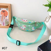 Load image into Gallery viewer, Fashionable Children Waist Bag Backpack Cute Cartoon Dinosaur Pattern Slant Shoulder Bag Girls Boys Messenger Bag