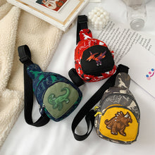 Load image into Gallery viewer, Children Fashion Cute Waist Bag Dinosaur Pattern Messenger Bag Chest Bag Girls Boys Cartoon Inclined Shoulder Bag