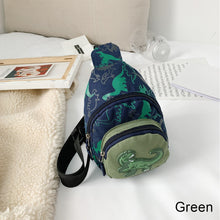 Load image into Gallery viewer, Children Fashion Cute Waist Bag Dinosaur Pattern Messenger Bag Chest Bag Girls Boys Cartoon Inclined Shoulder Bag