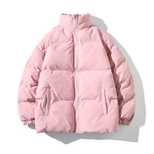Load image into Gallery viewer, Men Fashion Versatile Cotton Jacket Loose Stand Collar Thickened Warm Casual Cotton Jacket Winter Outerwear