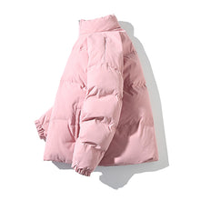 Load image into Gallery viewer, Men Fashion Versatile Cotton Jacket Loose Stand Collar Thickened Warm Casual Cotton Jacket Winter Outerwear