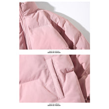 Load image into Gallery viewer, Men Fashion Versatile Cotton Jacket Loose Stand Collar Thickened Warm Casual Cotton Jacket Winter Outerwear