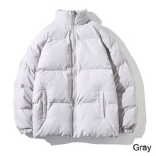 Load image into Gallery viewer, Men Fashion Versatile Cotton Jacket Loose Stand Collar Thickened Warm Casual Cotton Jacket Winter Outerwear
