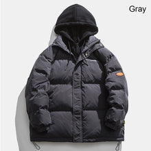 Load image into Gallery viewer, Men Fashion Versatile Short Hooded Cotton-padded Clothes Thickened Cotton Padded Jacket Winter Warm Outerwear