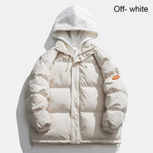 Load image into Gallery viewer, Men Fashion Versatile Short Hooded Cotton-padded Clothes Thickened Cotton Padded Jacket Winter Warm Outerwear