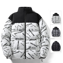 Load image into Gallery viewer, Fashionable Casual Men Cotton Padded Jacket Thickened Loose Cotton Padded Jacket Winter Warm Coat