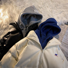 Load image into Gallery viewer, Men Hooded Loose Cotton Jacket Fashion Casual Thickened Warm Hooded Cotton Jacket Winter Outwear