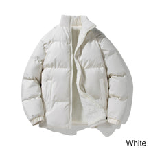 Load image into Gallery viewer, Men Winter Plush Thick Cotton Padded Jacket Fashionable Casual Cashmere Warm Cotton Jacket Coat Outwear
