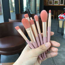 Load image into Gallery viewer, 8pcs/set Mini Portable Makeup Brushes Set Foundation Brush Eye Shadow Brush Makeup Brushes Set Makeup Tools
