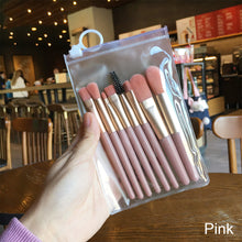 Load image into Gallery viewer, 8pcs/set Mini Portable Makeup Brushes Set Foundation Brush Eye Shadow Brush Makeup Brushes Set Makeup Tools