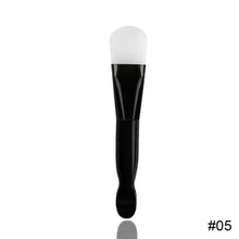 Load image into Gallery viewer, Double Head Facial Mask Brush Tongue Type Soft Hair Electroplating Facial Mask Brush Silicone Smearing Facial Mask Brush