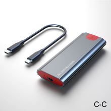 Load image into Gallery viewer, M2 SSD Case NVMe USB Type C Gen2 10Gbps PCIe SSD Enclosure M.2 NVMe Case External Adapter Box for 2230 2242 2260 2280 M2 SSD