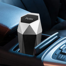 Load image into Gallery viewer, 1PC Car Trash Can Car Dustbin Diamond Design Leakproof Vehicle Trash Bin With Lid Garbage Bin For Automotive Car & Home