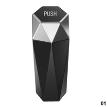 Load image into Gallery viewer, 1PC Car Trash Can Car Dustbin Diamond Design Leakproof Vehicle Trash Bin With Lid Garbage Bin For Automotive Car & Home
