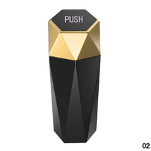 Load image into Gallery viewer, 1PC Car Trash Can Car Dustbin Diamond Design Leakproof Vehicle Trash Bin With Lid Garbage Bin For Automotive Car & Home