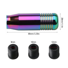 Load image into Gallery viewer, Universal 8.5CM Aluminum Car Manual Gear Shift Knob Stick Manual Transmission Gearstick Lever Shifter Knob M8 M10 M12