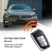 Load image into Gallery viewer, Leather TPU Car Key Case Cover Fob For VW Volkswagen Polo Tiguan Passat Golf MK Jetta Skoda Kodiaq Superb Octavia Seat