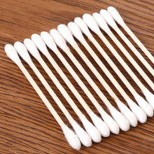 Load image into Gallery viewer, 500pcs Double Head Wood Cotton Swab Women Makeup Cotton Buds Tip For Wood Sticks Nose Ears Cleaning Health Care Tools Art Tools