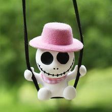 Load image into Gallery viewer, Swing Skull Car Interior Decoration Halloween Pendant Figurine Swing Auto Rearview Mirror Pendants Ornaments For Car Accessories