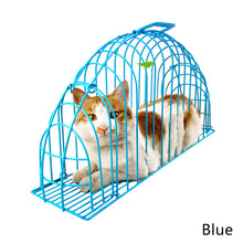Load image into Gallery viewer, Anti-grab Kitten Washing Bath Metal Cage 2 Doors Cat Shower Hair Dryer Box Lightweight For Small Dogs Cat Pet Supplies